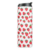 Vollständig Erdbeeren Thermosbecher (Nach links gedreht)
