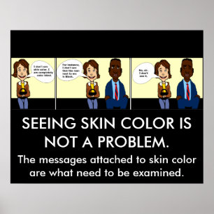 Vollständig Farbblindes Plakat