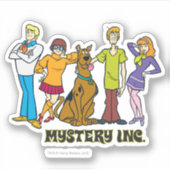 Vollständig Gang Stehend Mystery Inc. Aufkleber (Vorderseite)