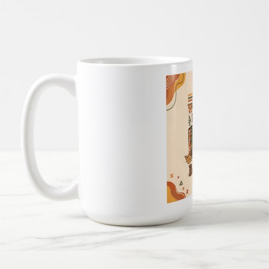 Vollständig gebuchtes Wochenenddesign Kaffeetasse (Links)