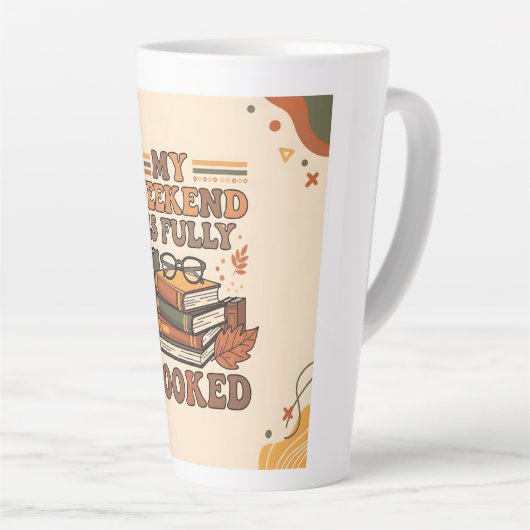 Vollständig gebuchtes Wochenenddesign Milchtasse (Rechte Ecke)