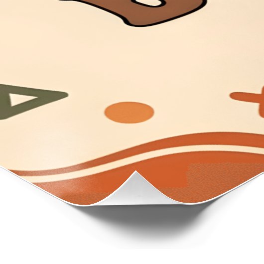 Vollständig gebuchtes Wochenenddesign Poster (Ecke)