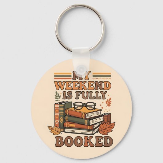 Vollständig gebuchtes Wochenenddesign Schlüsselanhänger (Vorderseite)