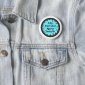 Vollständig gegen Covid 19-Taste geimpft Button (Beispiel)