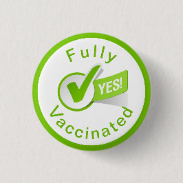 Vollständig gegen Covid 19-Taste geimpft Button