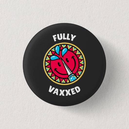 Vollständig geimpft button (Vorderseite)