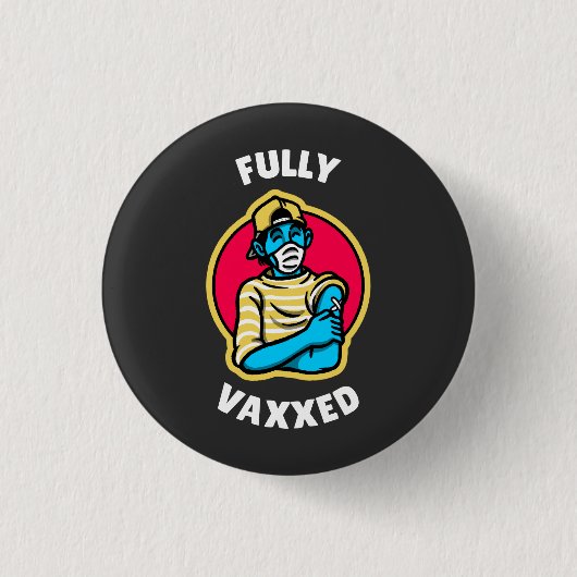 Vollständig geimpft button (Vorderseite)