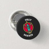 Vollständig geimpft button (Vorne & Hinten)