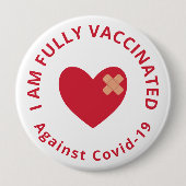 Vollständig geimpft button (Vorderseite)
