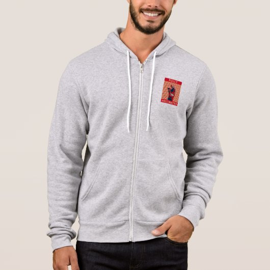 vollständig geimpft hoodie (Vorderseite)
