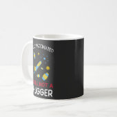Vollständig geimpft noch kein Hugger Kaffeetasse (Vorderseite Links)