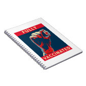 vollständig geimpft notizblock (Rechte Seite)