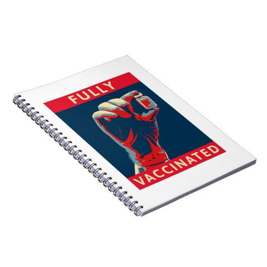 vollständig geimpft notizblock (Rechte Seite)