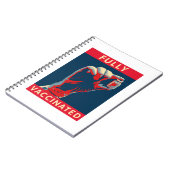 vollständig geimpft notizblock (Linke Seite)