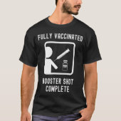 Vollständig geimpfte Auffrischimpfung Vollständige T-Shirt (Vorderseite)