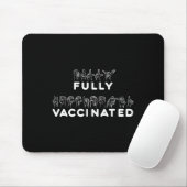Vollständig geimpfte Handzeichen Mousepad (Mit Mouse)