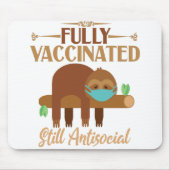 Vollständig geimpfte, noch antisoziale Schlaflosig Mousepad (Vorne)