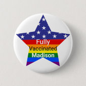 Vollständig geimpfter Star Button (Vorderseite)