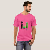 Vollständig geladen | Spaß Power-Up-T-Shirt T-Shirt (Vorne ganz)