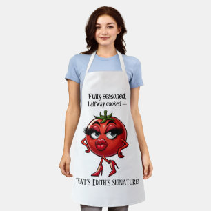 Vollständig gesaugt, halb gekocht" Schürze
