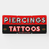 Vollständig individualisieren Tattoo Shop Attrakti Banner (Horizontal)