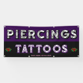 Vollständig individualisieren Tattoo Shop Attrakti Banner (Horizontal)