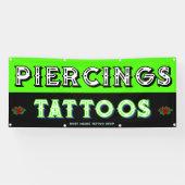 Vollständig individualisieren Tattoo Shop Attrakti Banner (Horizontal)