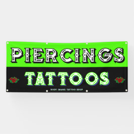 Vollständig individualisieren Tattoo Shop Attrakti Banner