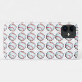 Vollständig kleine Baseballs Case-Mate iPhone Hülle (Rückseite (Horizontal))