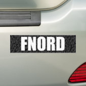 Vollständig leerer Autoaufkleber (fnord) (Auf Auto)