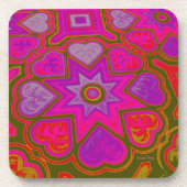 'Vollständig Liebe' Cork Untersetzer Set (Vorderseite)