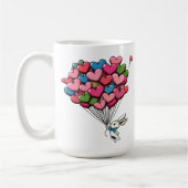 Vollständig Liebe Kaffeetasse (Links)