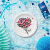 Vollständig Liebe Pappteller (Party)