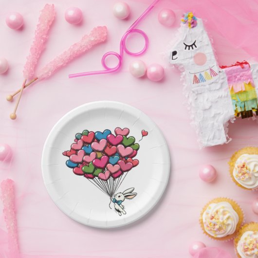 Vollständig Liebe Pappteller (Party)