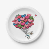 Vollständig Liebe Pappteller (Vorderseite)