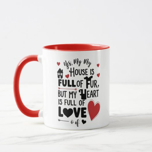 Vollständig Liebe Tasse (Links)