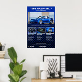 Vollständig maßgeschneiderte Car Show Spec Board Poster (Heimbüro)
