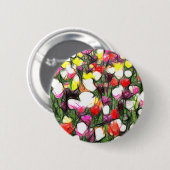 Vollständig mit Frühlingsfarben Button (Vorne & Hinten)