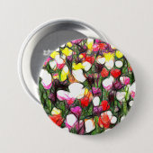 Vollständig mit Frühlingsfarben Button (Vorne & Hinten)