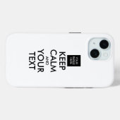 Vollständig Personalisiert BEHALTEN CALM und IHRER Case-Mate iPhone Hülle (Rückseite (Horizontal))