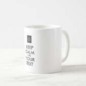 Vollständig Personalisiert BEHALTEN CALM und IHRER Kaffeetasse (VorderseiteRechts)