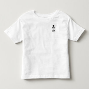 Vollständig Personalisiert BEHALTEN CALM und IHRER Kleinkind T-shirt