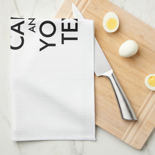 Vollständig Personalisiert BEHALTEN CALM und IHRER Küchentuch (Viertel Falte)