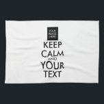 Vollständig Personalisiert BEHALTEN CALM und IHRER Küchentuch<br><div class="desc">Ganz Personalisiert BEHALTEN CALM und YOUR TEXT. Bearbeiten Sie diese Designvorlage - ERSTELLEN SIE IHREN TEXT UND SETZEN SIE IHR FOTO EIN.</div>