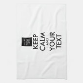 Vollständig Personalisiert BEHALTEN CALM und IHRER Küchentuch (Vertikal)
