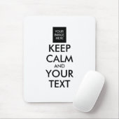 Vollständig Personalisiert BEHALTEN CALM und IHRER Mousepad (Mit Mouse)