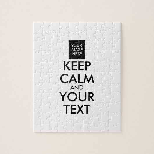Vollständig Personalisiert BEHALTEN CALM und IHRER Puzzle (Vertikal)