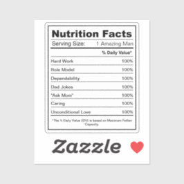 Vollständig Personalisierte Ernährung - kundenspez Aufkleber