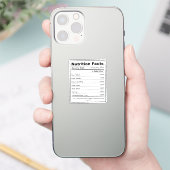 Vollständig Personalisierte Ernährung - kundenspez Aufkleber (Telefon)
