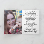 Vollständig personalisierte Muttertagskarte Karte (Innenseite)